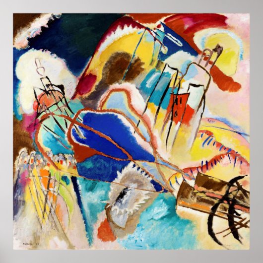 Wassily Kandinsky | Verbetering nr. 30 - 1913 Poster (Voorkant)
