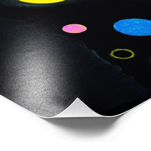 Wassily Kandinsky - Verscheidene cirkels Foto Afdruk (Hoek)