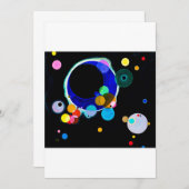 Wassily Kandinsky - Verscheidene cirkels Kaart (Voorkant / Achterkant)