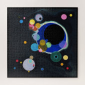 Wassily Kandinsky, verschillende cirkels Legpuzzel (Horizontaal)