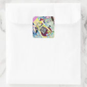 Wassily Kandinsky Vierkante Sticker (Tas)