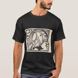 Wassily Kandinsky voor de kleur houtsnede 'Archer' T-shirt