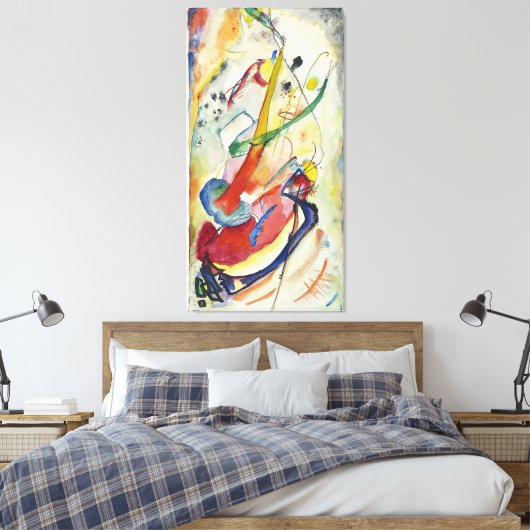 Wassily Kandinsky - Wassily Kandinsky - Entwurf zu Canvas Afdruk (Insitu (Slaapkamer))