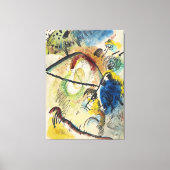 Wassily Kandinsky - Watercolor IX (with black line Canvas Afdruk (Voorkant)