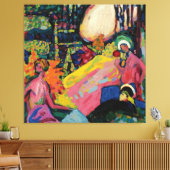 Wassily Kandinsky - Weisser Klang (White Sound) Canvas Afdruk (Insitu (Woonkamer))