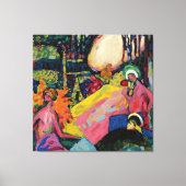 Wassily Kandinsky - Weisser Klang (White Sound) Canvas Afdruk (Voorkant)