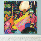 Wassily Kandinsky - Weisser Klang (White Sound) Canvas Afdruk (Insitu (Houten vloer))