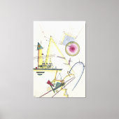 Wassily Kandinsky - Zartes Gemüt  Canvas Afdruk (Voorkant)