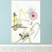 Wassily Kandinsky - Zartes Gemüt  Canvas Afdruk (Insitu (Houten vloer))