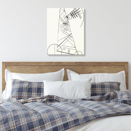Wassily Kandinsky - Zonder titel (1930) Canvas Afdruk (Insitu (Slaapkamer))