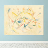 Wassily Kandinsky - Zonder titel Canvas Afdruk (Insitu (Houten vloer))