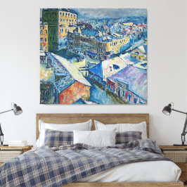 Wassily Kandinsky - Zubovsky Platz (1916) Canvas Afdruk