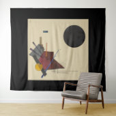 Wassily Kandinsky, zwart Relatie, 1924 Wandkleed (In Situ (horizontaal))