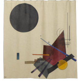Wassily Kandinsky, Zwarte Relatie, 1924 Douchegordijn