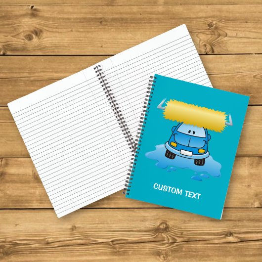 Wasstraat cartoon notitieboek