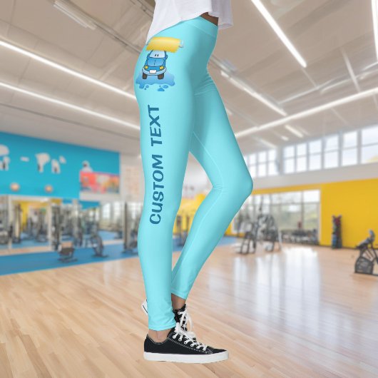 Wasstraat cartoonleggings leggings