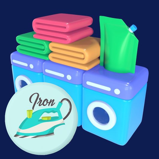 Wasstrijkijzer Magneet