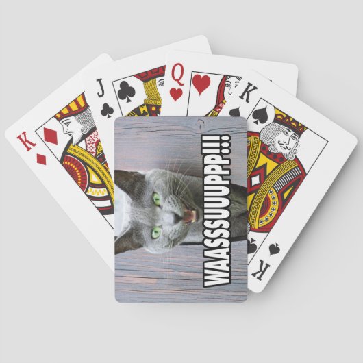 WASSUP - Kattenthema Speelkaarten (Achterkant)