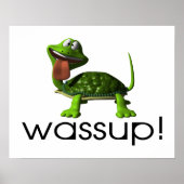 Wassup Turtle Poster (Voorkant)