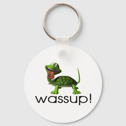 Wassup Turtle Sleutelhanger (Voorkant)
