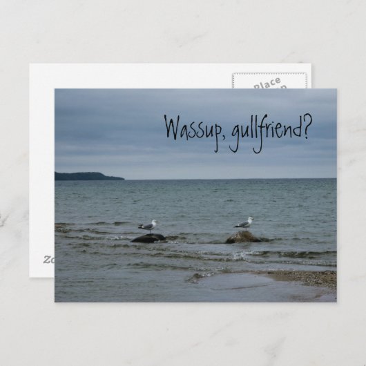 Wassup, vriend? briefkaart (Voorkant / Achterkant)