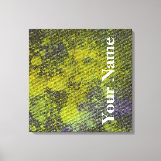 Wast Denim Design #11 op Emporio Moffa Canvas Afdruk (Voorkant)