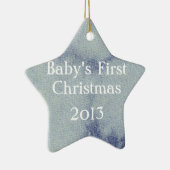 Wast Denim Design #1 op Emporio Moffa Keramisch Ornament (Rechts)