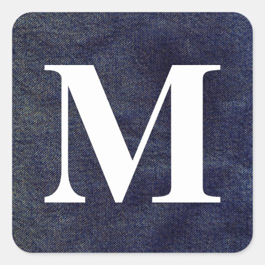 Wast Denim Design #7 @ Emporio Moffa Vierkante Sticker (Voorkant)