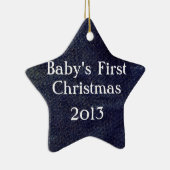 Wast Denim Design #7 op Emporio Moffa Keramisch Ornament (Rechts)