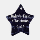 Wast Denim Design #8 op Emporio Moffa Keramisch Ornament (Rechts)