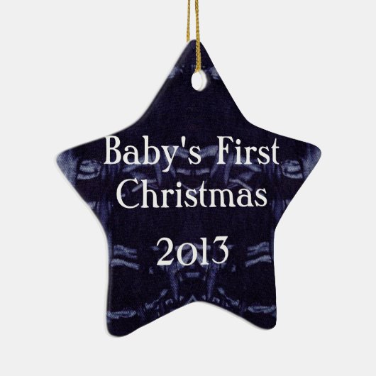 Wast Denim Design #8 op Emporio Moffa Keramisch Ornament (Rechts)