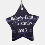 Wast Denim Design #8 op Emporio Moffa Keramisch Ornament (Links)