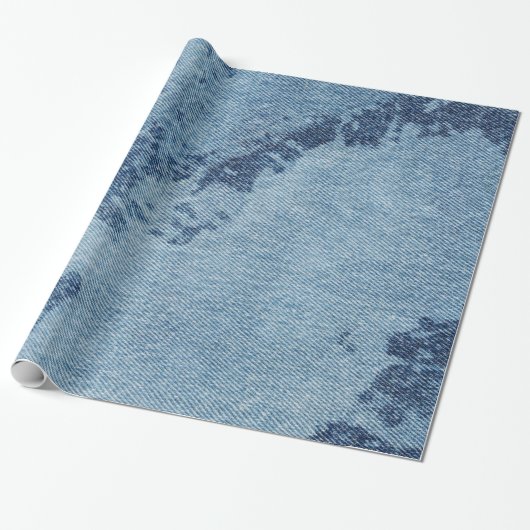 Wast Denim Design #9 op Emporio Moffa Cadeaupapier (Uitgerold)