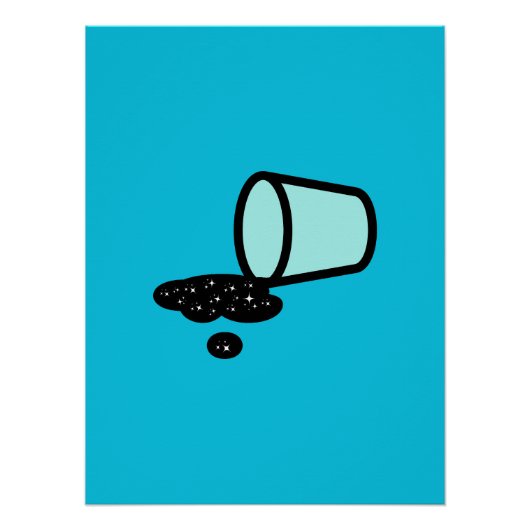 Waste of Space - Spilled Infinity Perfect Poster (Voorkant)