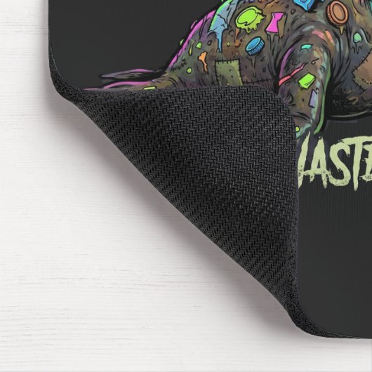 Waste World – Eco Protest Mouse Pad Muismat (Hoek)