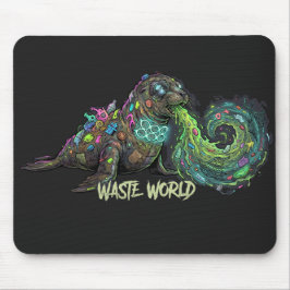 Waste World – Eco Protest Mouse Pad Muismat