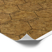 Wasteland Hex Map Poster (Hoek)