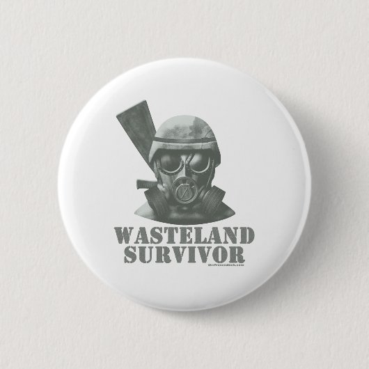 Wasteland Survivor Ronde Button 5,7 Cm (Voorkant)