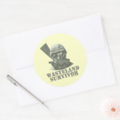 Wasteland Survivor Ronde Sticker (Envelop)