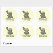 Wasteland Survivor Ronde Sticker (Vel)