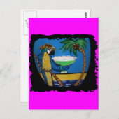 Wastin Away Parrots Briefkaart (Voorkant / Achterkant)