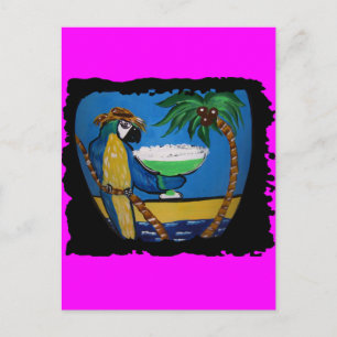 Wastin Away Parrots Briefkaart