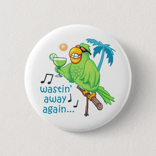 Wastin weer weg ronde button 5,7 cm (Voorkant)