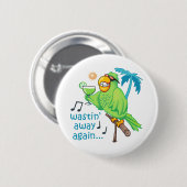 Wastin weer weg ronde button 5,7 cm (Voorkant /achterkant)