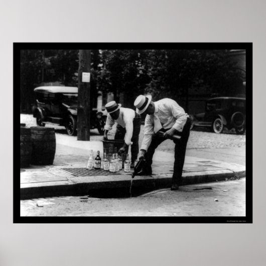 Wasting Whiskey-verbod 1923 Poster (Voorkant)