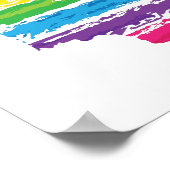 wastonerkleurenlijnen poster (Hoek)