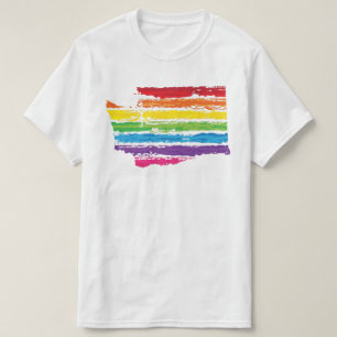 wastonerkleurenlijnen t-shirt
