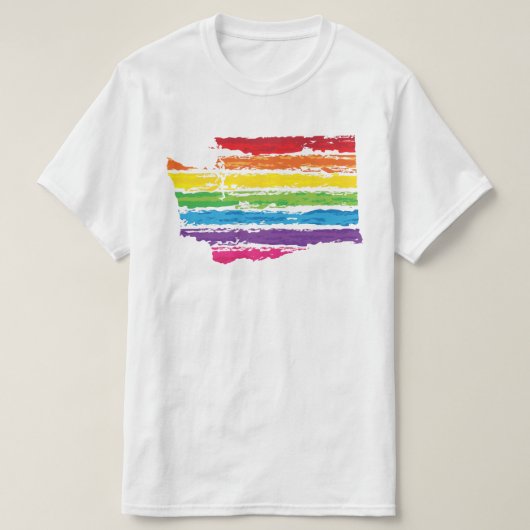 wastonerkleurenlijnen t-shirt (Design voorkant)
