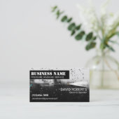 Wasvenster onder druk Wassen Visitekaartje (Staand voorkant)