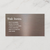 Wasvermogen drukpers Metaalreiniging koper Visitekaartje (Achterkant)